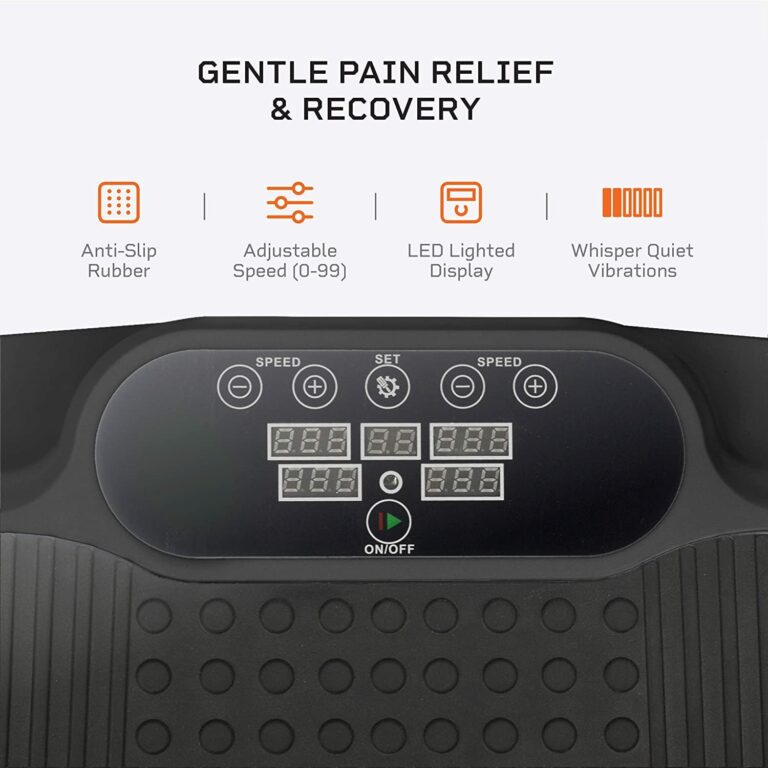 LifePro Turbo 3D Vibration Plate Exercise Machine - Dual Motor Oscillation, Pulsation + 3D Motion Vibration Platform | Full Whole Body Vibration Machine for Home Fitness & Weight Loss. (Black) - Image 8