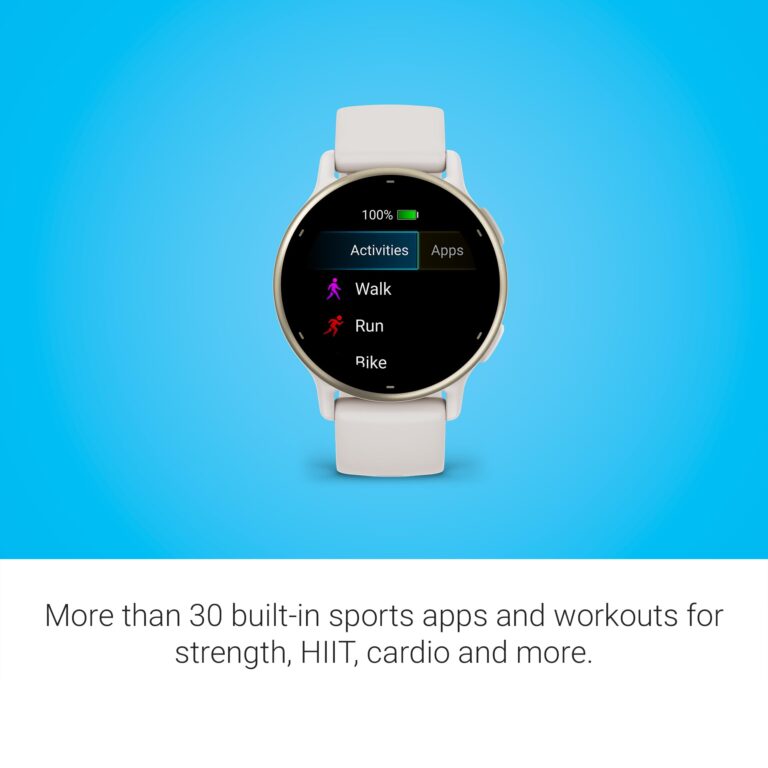 Garmin vívoactive 5, Health and Fitness GPS Smartwatch, AMOLED Display, Up to 11 Days of Battery, Ivory - Image 3