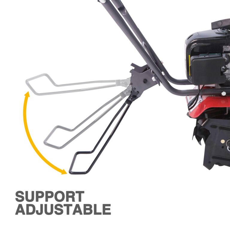 Thunderbay Cultivator 4Cycle 40cc Gas Powered Tiller w/Adjustable 4 Steel Tines Small Rototiller - Image 3