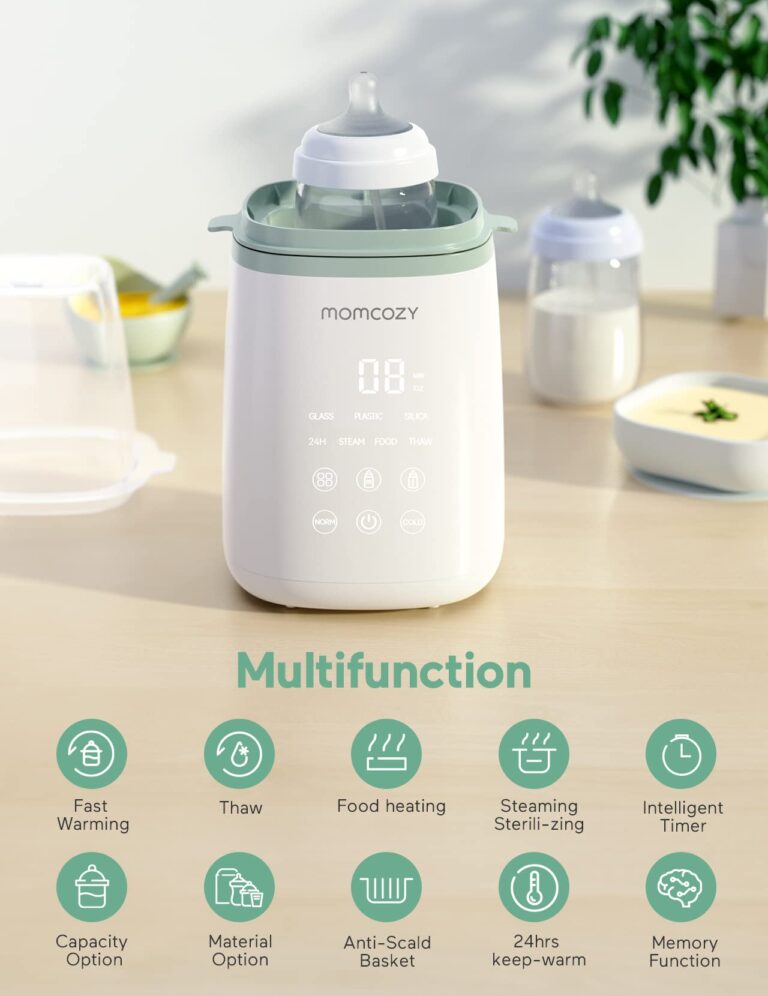 Momcozy 3 Layers Large Bottle Sterilizer and Dryer & Momcozy Bottle Warmer - Image 3