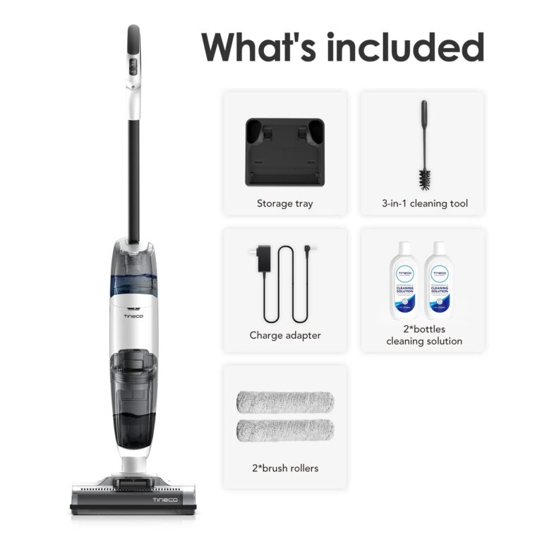 Tineco iFLOOR 2 Complete Cordless Wet Dry Vacuum Floor Cleaner and Mop, One-Step Cleaning for Hard Floors, Great for Sticky Messes and Pet Hair - Image 2