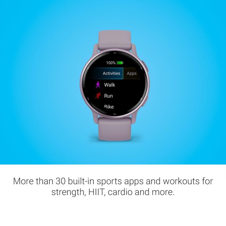Garmin vívoactive 5, Health and Fitness GPS Smartwatch, AMOLED Display, Up to 11 Days of Battery, Orchid - Image 3