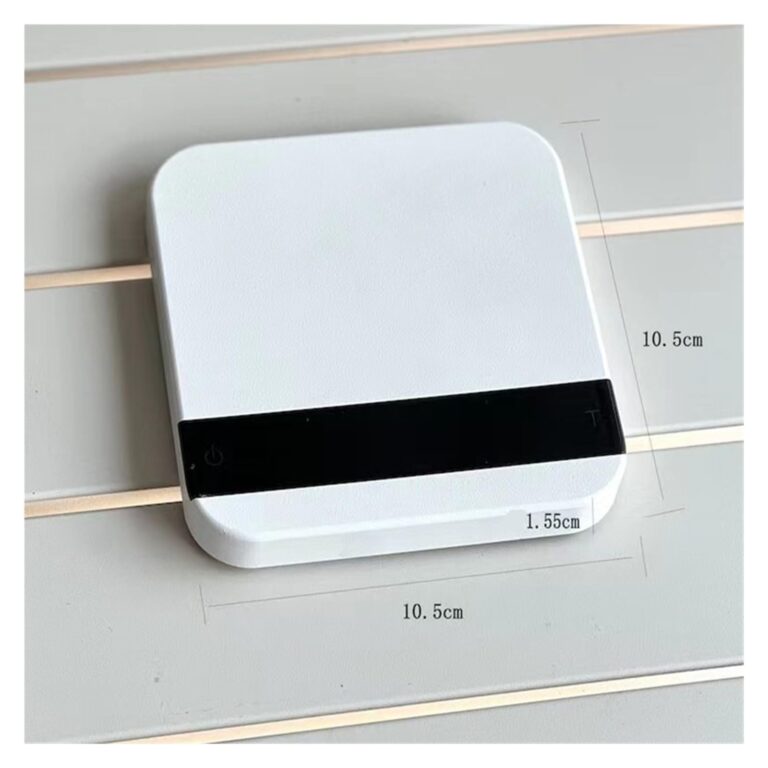 ZOCWJK Coffee Electronic Scale LED Intelligent Kitchen Scale with Time USB Mini Multi-Function Timer 2kg/0.1g(Silver - Image 3