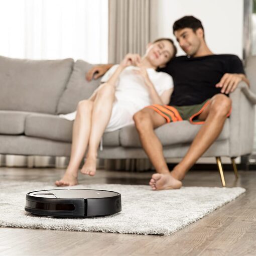 Greenworks Robotic Vacuum GRV-1010 Self-Charging, Wi-Fi Connectivity, 2200Pa Extreme Suction Power, Perfect for Pet Hair, Hard Floors, Carpets, Works with Alexa - Image 3