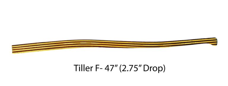 Mahogany and White Ash Sailboat Tiller (F) - Image 2