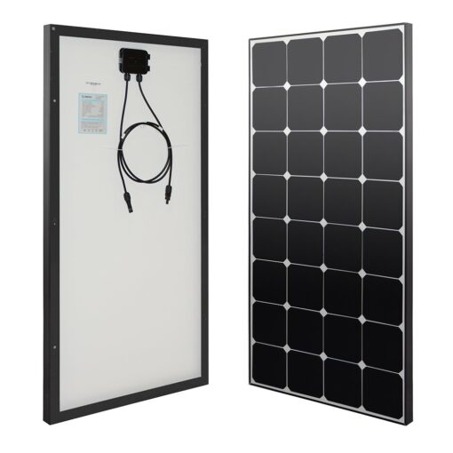 Renogy Solar Panel 100 Watt 12 Volt Eclipse Monocrystalline High-Efficiency Module PV Power for Battery Charging, Boat, Caravan, RV and Other Off-Grid Applications