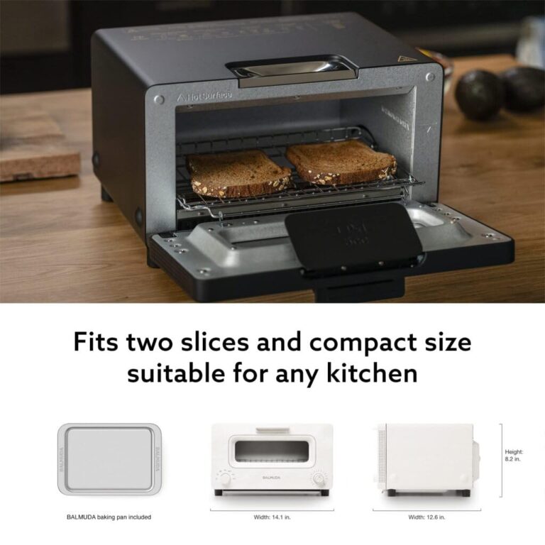 BALMUDA The Toaster | Steam Oven Toaster | 5 Cooking Modes: Sandwich Bread, Artisan Bread, Pizza & Pastry, Oven | Precise Heat Control | Steam Technology | Baking Pan | US Version | White - Image 2