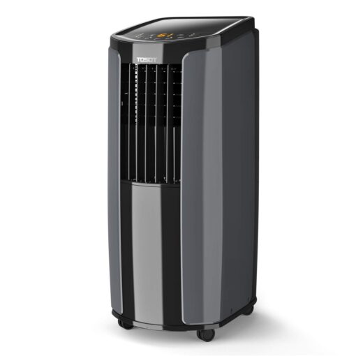 TOSOT 10,200BTU (6,200 BTU SACC) Portable Air Conditioner, Smart Wifi Control, AC Unit with Dehumidifier, Fan, Window Kit for Easy Installation, Cool Rooms Up to 400 Square Feet, Shiny Series