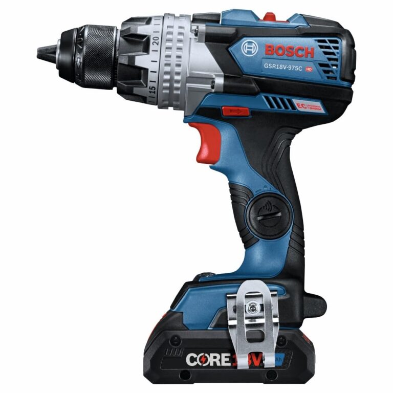 BOSCH GSR18V-975CB25 18V Brushless Connected-Ready 1/2 In. Drill/Driver Kit with (2) CORE18V 4 Ah Advanced Power Batteries - Image 5