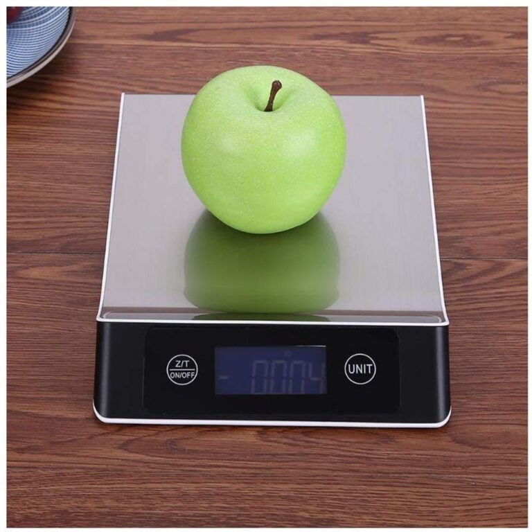 ZOCWJK Electronic Scales High Precision Electronic Cooking Scale Digital Stainless-Steel Food Scale Jewelry Scales Scales(Orange-5kg/1g - Image 3