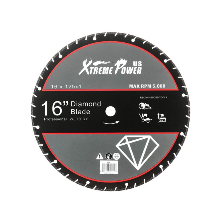 XtremepowerUS 3200W Electric Power Disc Cutter Circular Demo Saw For Wet/Dry Concrete Guide Roller Cut Off, 16" - Image 3