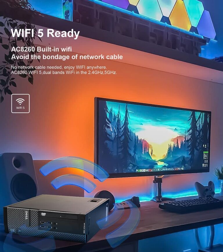 Dell OptiPlex 7020 Desktop Computer, 32GB Ram New 2TB SSD, Intel Quad Core i7 4770 up to 3.90GHz, AC8260 Built-in WiFi 5, Dual Monitor Supported, DVD-RW HDMI Windows 10 Pro (Renewed) - Image 6