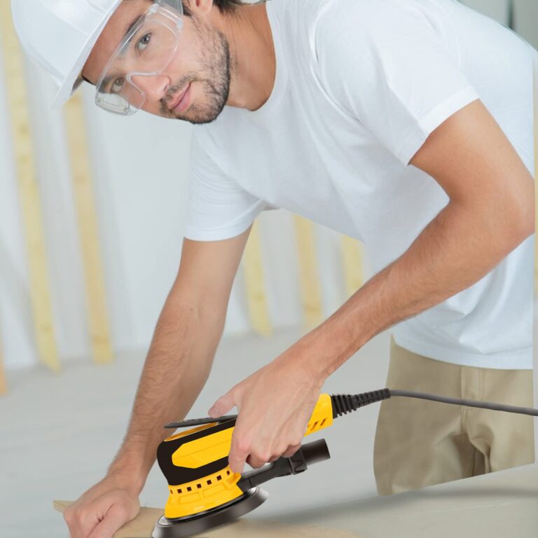 PHENDO Electric Random Orbital Sander Brushless 350W 3A Multi-function Variable Speed Corded Orbital Sanders Machine For Woodworking, Car, Drywall Sanding, Polishing… - Image 3