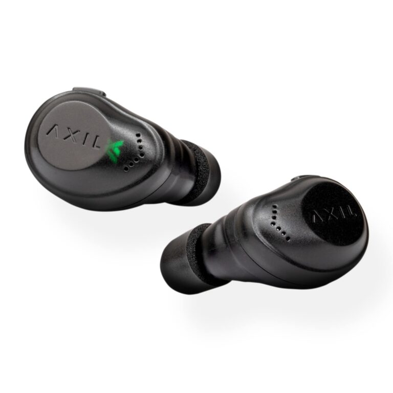 AXIL XCOR PRO Wireless Earbuds Bluetooth — HearPRO Buds with Touch Control — Bluetooth Enhancement — Hearing Protection — Dust & Water Resistant — Wind Resistant True Wireless Earbuds.