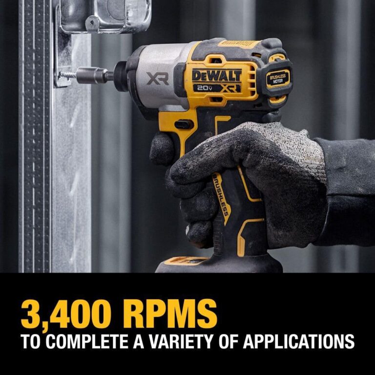 DEWALT 20V MAX Impact Driver, Cordless, 3-Speed, Battery and Charger Included (DCF845P1) - Image 4