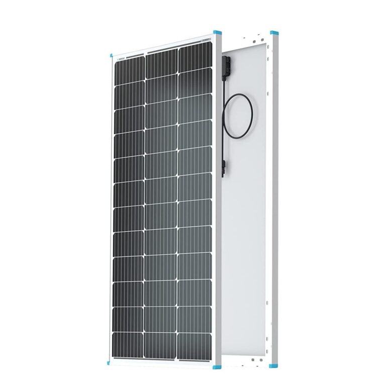 Renogy 100W 12V Solar Panel, Monocrystalline 100 Watt Solar Panel for RV, High Efficiency IP67 Waterproof PV Module for Marine Farm Battery Rooftop Outdoor Trip, Power Kits & Ecosystem