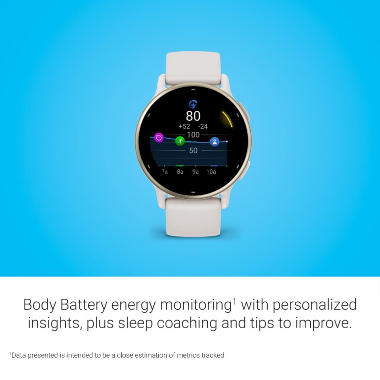 Garmin vívoactive 5, Health and Fitness GPS Smartwatch, AMOLED Display, Up to 11 Days of Battery, Ivory - Image 4