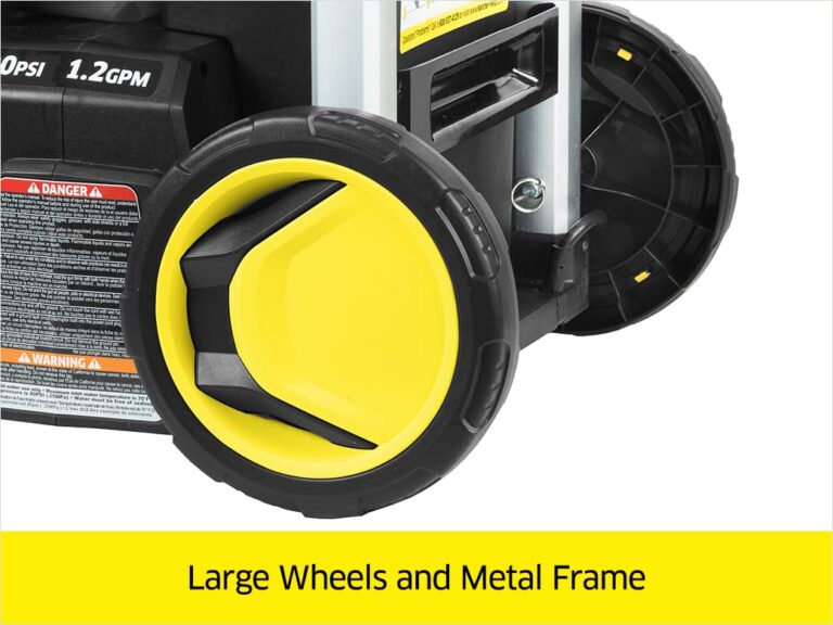 Karcher K1800 1800 PSI 1.3 GPM Electric Power Pressure Washer with Turbo, 15°, & Soap Nozzles - Image 11