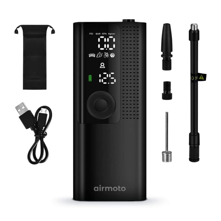 Airmoto and Power Kit Bundle Deal - 2 bundle - Tire Inflator Portable Air Compressor with Power Kit for Charging at Home and on The Road - Cordless Air Pump for Car Tires, Motorcycle, Bicycle - Image 2