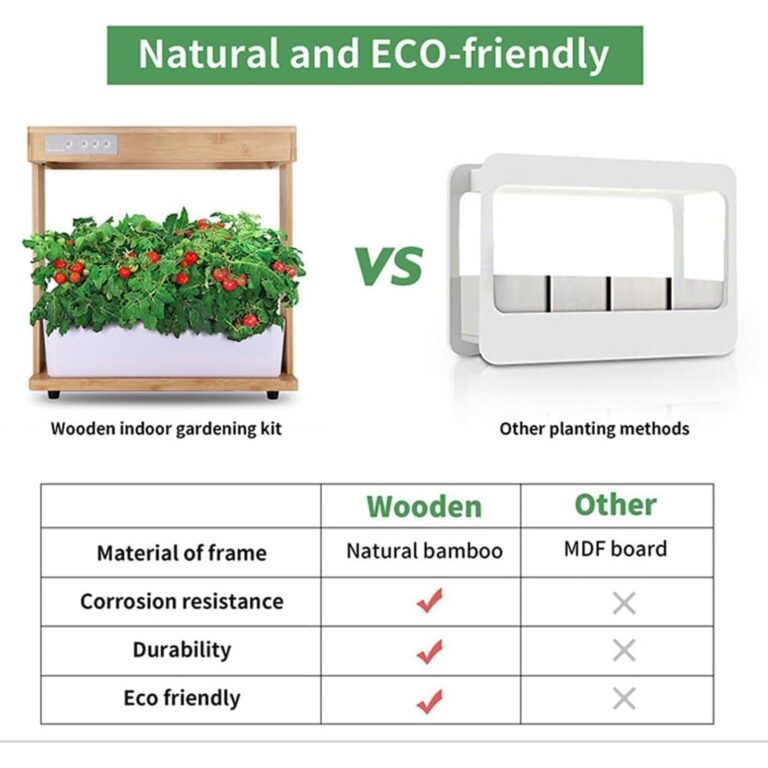 Hydroponics Growing System, Indoor Garden with LED Light, Auto Timer, Herb Garden Kit, Indoor Hydroponic Planter, Gardening Gifts for Women - Image 7