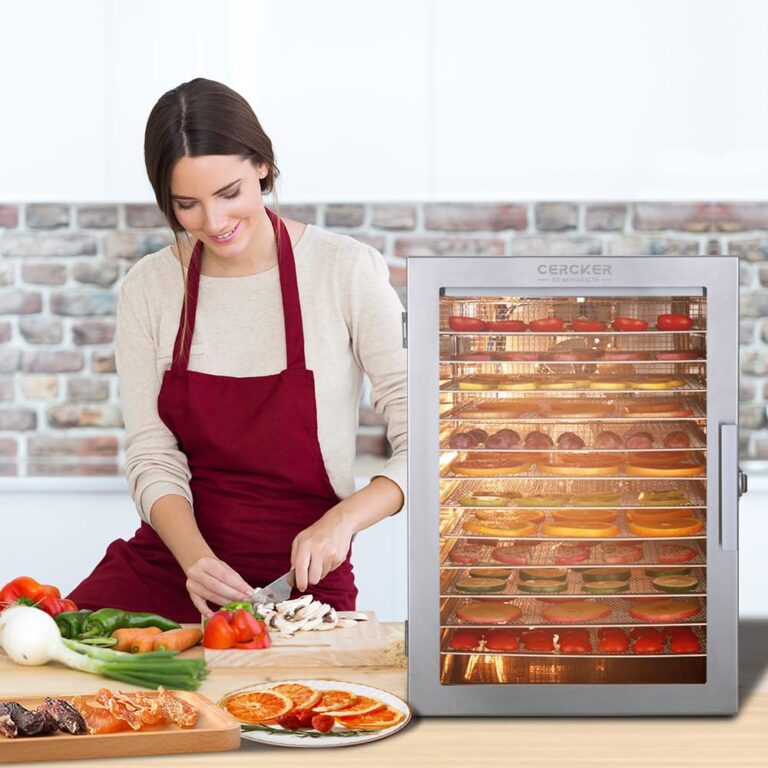 Food-Dehydrator Machine 12 Stainless Steel Trays, 10.9ft² Meat Dehydrator for Jerky, 800W Dryer for Herbs, 190ºF Temperature Control,24H Timer,Powerful Drying Capacity for Fruits,Yogurt - Image 2