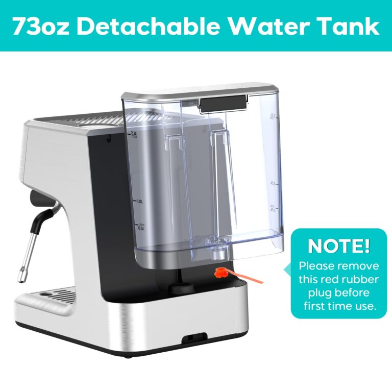 CASABREWS the Ultra Espresso Machine with LCD Display, Powerful Milk Frother and Customizable Brewing Temperature, Provides Barista-Level Lattes and Cappuccinos - Image 4