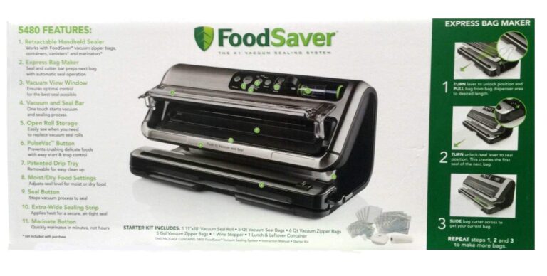 FoodSaver 2-in-1 Vacuum Sealing System with Starter Kit, reg, Silver - Image 2