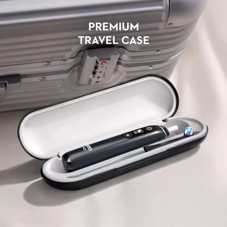 Oral-B iO Series 7s Rechargeable Toothbrush with 2 Handles, 2 Chargers, 3 Brush Heads and 2 Deluxe Travel Cases - Image 6