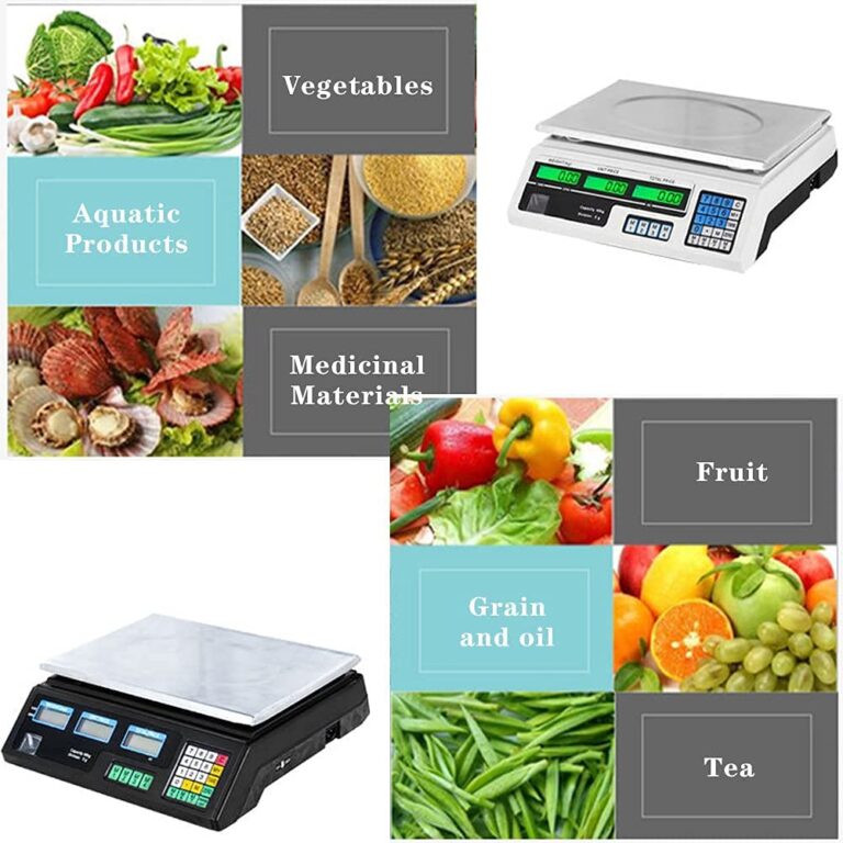 ZOCWJK Digital Scales Food,Kitchen Food Scales Digital Commercial Price Scale Digital Kitchen Scales, Electronic Digital Scales Price Computing Scales, for Commercial Shop ( - Image 2