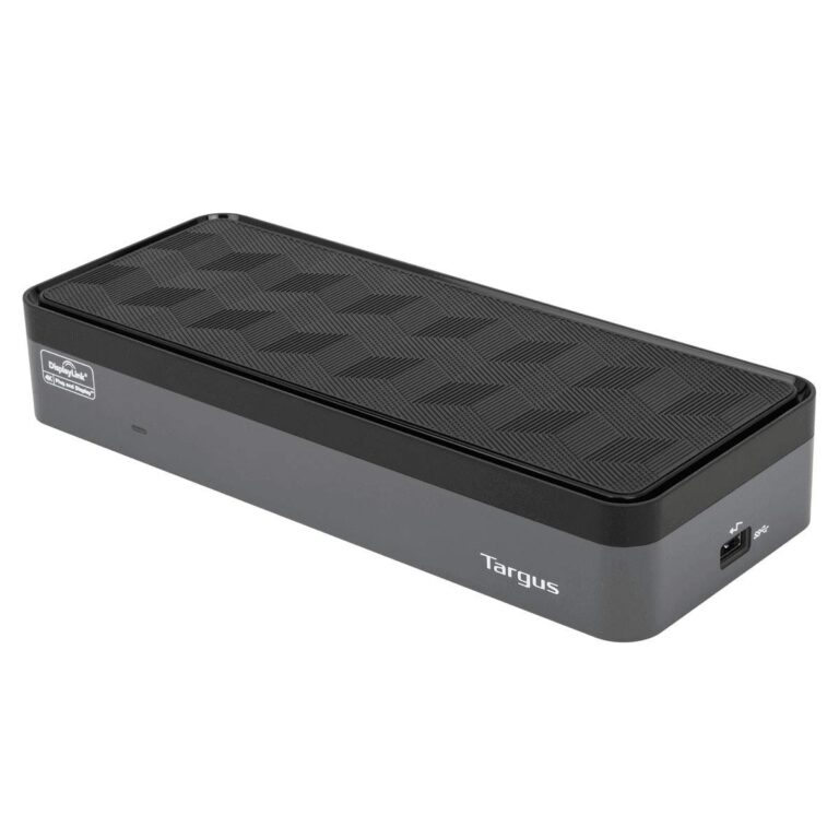 Targus USB C Universal Docking Station with Quad 4K(QV4K), Docking Station Single 5K/Quad 4K UHD Display,USB C Laptop Docking Station with 4 DisplayPort or 4 HDMI Ports/100W Power Delivery(DOCK570USZ) - Image 9