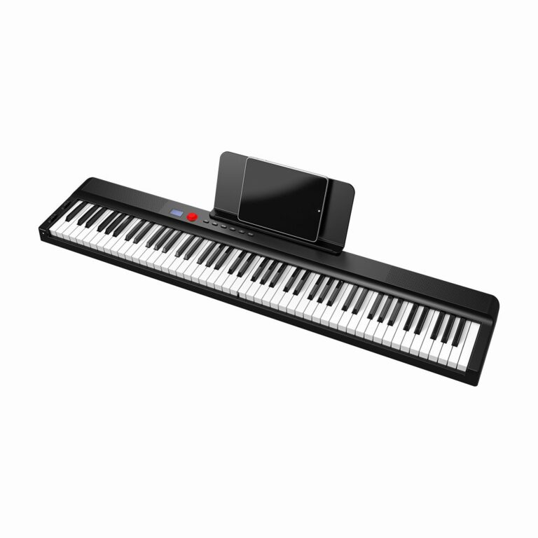 Longeye Foldable Piano Keyboard 88 Key Folding Piano Portable Electric Keyboard Semi Weighted Digital Piano for Beginners with Headphone, Sustain Pedal, Music Rest, Carry Case (Enhanced Sound) - Image 3