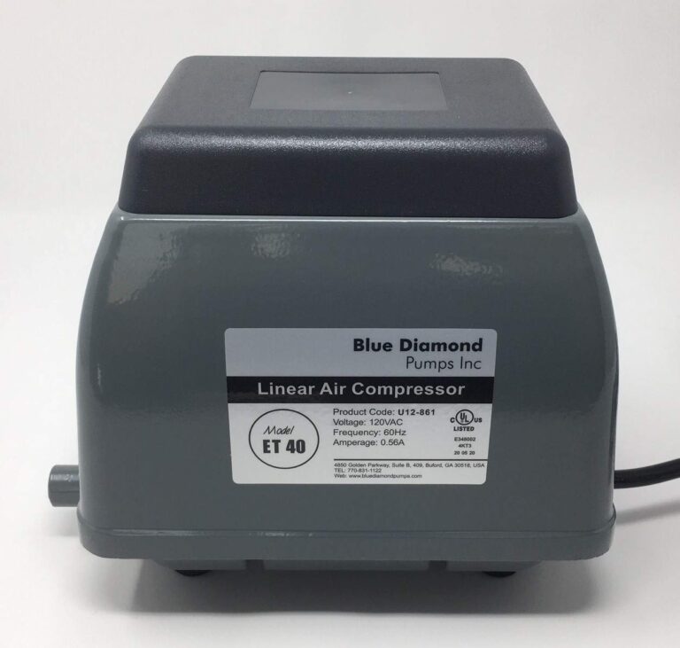 Blue Diamond Pumps Blue Diamond ET 40 Septic or Pond Linear Diaphragm Air Pump - Image 7