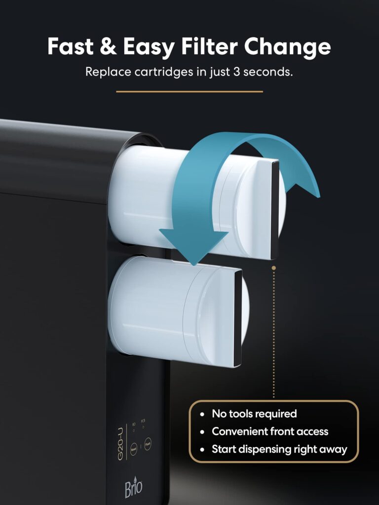 Brio Reverse Osmosis Water Filtration System, 700 GPD, 2:1 Pure to Drain, Tank-Less, Under Sink Faucet Mount - Image 3