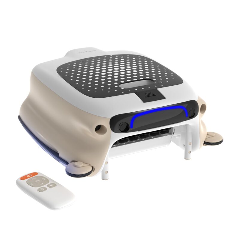 POOLPURE Pool Skimmer Robot with 10 Hours Runtime, Big Battery Instead of Solar Panel, Manual Remote Control Pool Surface Skimmer Robotic, Automatic Pool Skimmer (Skimmer Without Solar Panel)