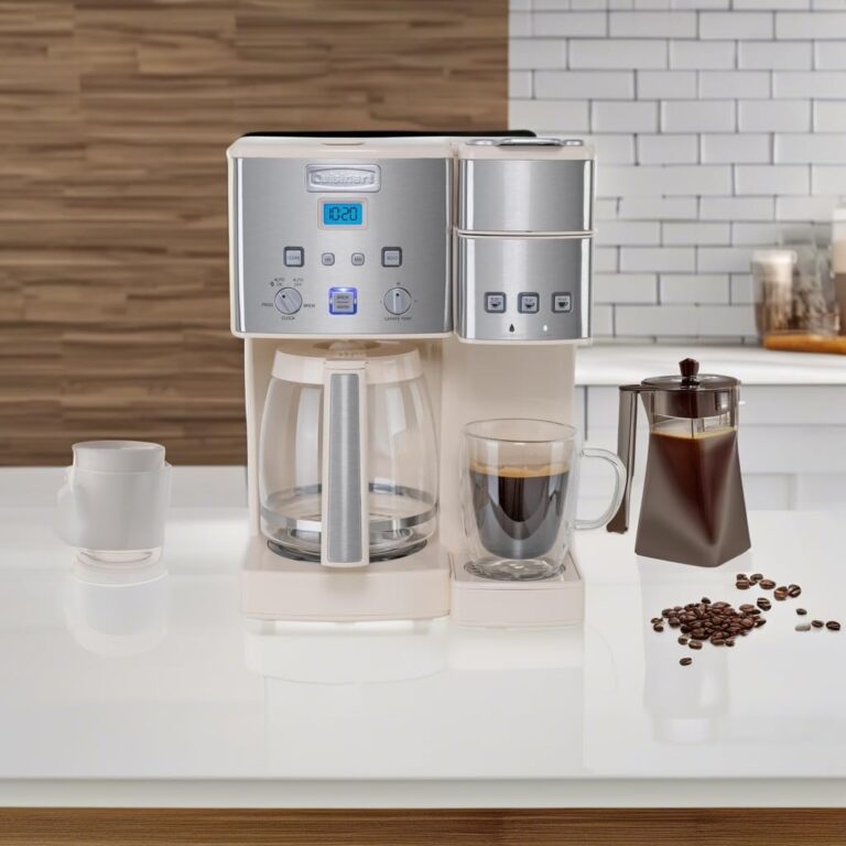 Cuisinart Single Serve + 12 Cup Coffee Maker, Offers 3-Sizes: 6-Ounces, 8-Ounces and 10-Ounces, Cream, SS-15P1CRM - Image 2