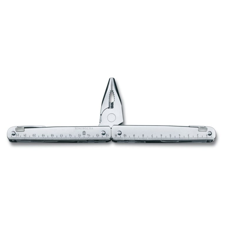 Victorinox Swiss Tool Swiss Army Knife, 24 Function Swiss Made Multi-Tool with Needle-Nose Pliers, Wire Cutters and Large Blade - Silver - Image 5