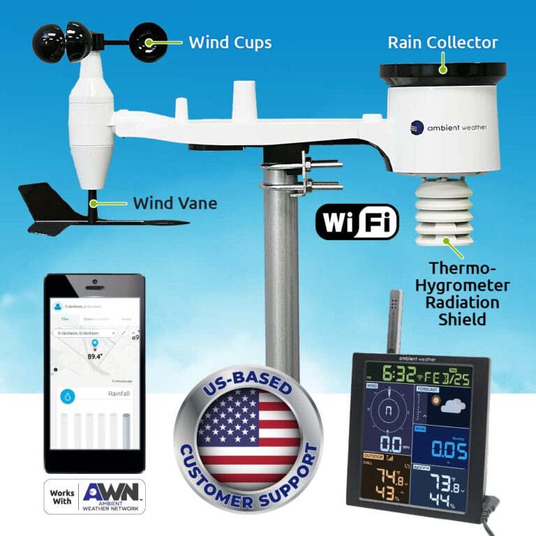 Ambient Weather WS-1965 WiFi Weather Station w/Remote Monitoring and Ambient Weather Network Access - Image 6