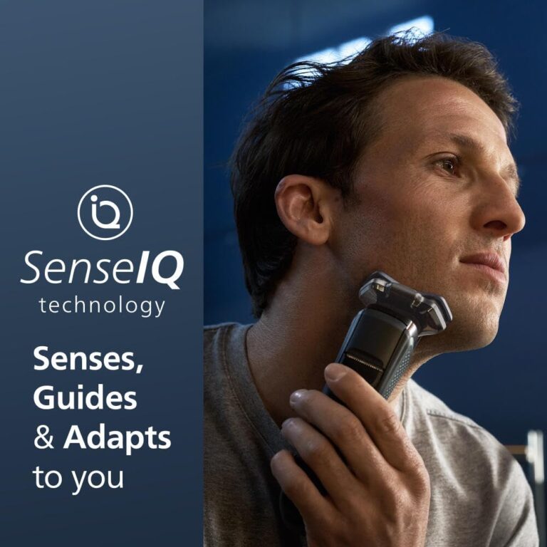 Philips Norelco Shaver Series 9400 Wet and Dry Electric Shaver, with Lift and Cut Shaving System and SenseIQ Technology, Pop-up Trimmer, Model S9606/80 - Image 6