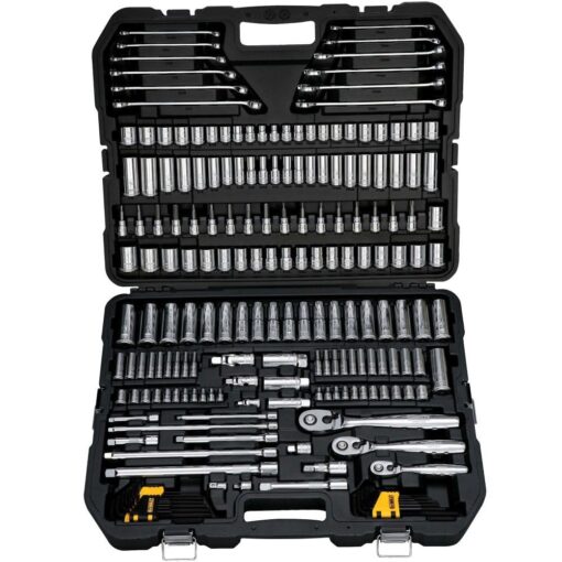 DEWALT Mechanics Tools Kit and Socket Set, 204-Piece, 1/4" & 3/8" & 1/2" Drive, MM/SAE (DWMT72165) - Image 3
