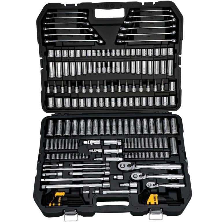 DEWALT Mechanics Tools Kit and Socket Set, 204-Piece, 1/4" & 3/8" & 1/2" Drive, MM/SAE (DWMT72165) - Image 3