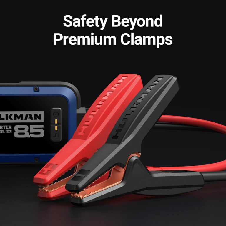 Hulkman Alpha85,Cobalt Blue, 2000A 74Wh Smart Jump Starter, 12V Portable Car Battery Booster with 3.3" Display, USB-C Power Pack,Includes 65W Wall Charger,Jumper Cables for up to 8.5L Gas/6.0L Diesel - Image 4