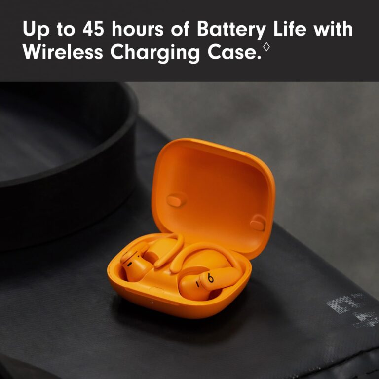 Beats Powerbeats Pro 2 Wireless Bluetooth Earbuds - Noise Cancelling, Heart Rate Monitor, IPX4, Up to 45H Battery & Charging Case, Works with Apple & Android - Electric Orange - Image 2