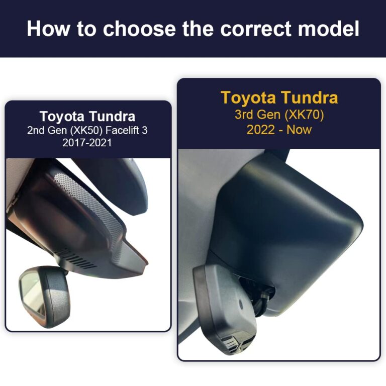 Fitcamx 4K Dash Cam for 2022-2025 Toyota Tundra & Sequoia 2023-2025 Limited SR SR5 TRD Pro Limited Platinum (Gen3), OEM Style, 2160P UHD Video, WiFi & APP, Loop Recording, G-Sensor, Plug & Play, 64GB - Image 7