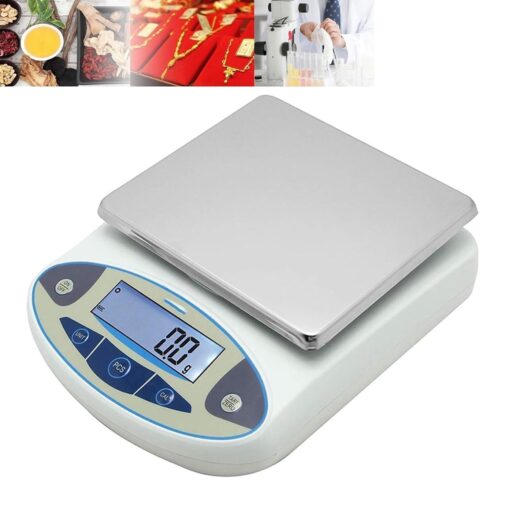 High-Precision Balance Electronic Scale, Laboratory Digital Scale with Display, Maximum Weighing: 5000g, Suitable for Laboratories