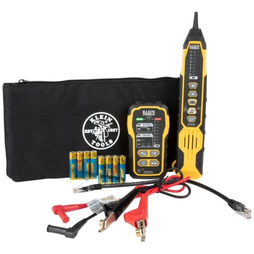 Klein Tools VDV500-920 Wire Tracer Tone Generator and Probe Kit & VDV501-851 Cable Tester Kit & VDV226-110 Ratcheting Modular Data Cable Crimper/Wire Stripper/Wire Cutter - Image 7