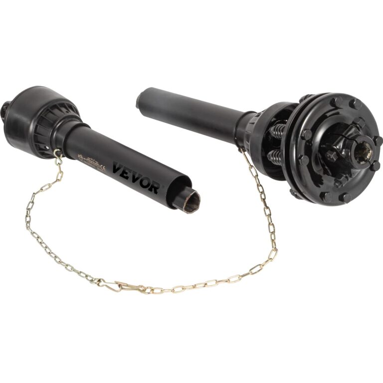 VEVOR PTO Shaft, 1-3/8" PTO Drive Shaft, 6 Spline Both Ends PTO Driveline Shaft, Series 5 Tractor PTO Shaft, 43"-57" Brush Hog PTO Shaft, Black PTO Shaft w/Slip Clutch for Bush Hog/Finish Mower - Image 2
