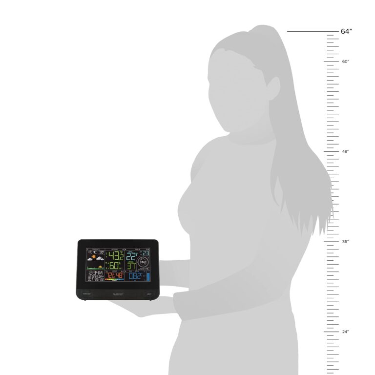 La Crosse Technology Professional Smart Wi-Fi Weather Station with Remote Monitoring (400 Foot Range), Wind and Rain Gauges, Temperature and Humidity Sensors, and Forecasting - V42-PRO-INT - Image 2