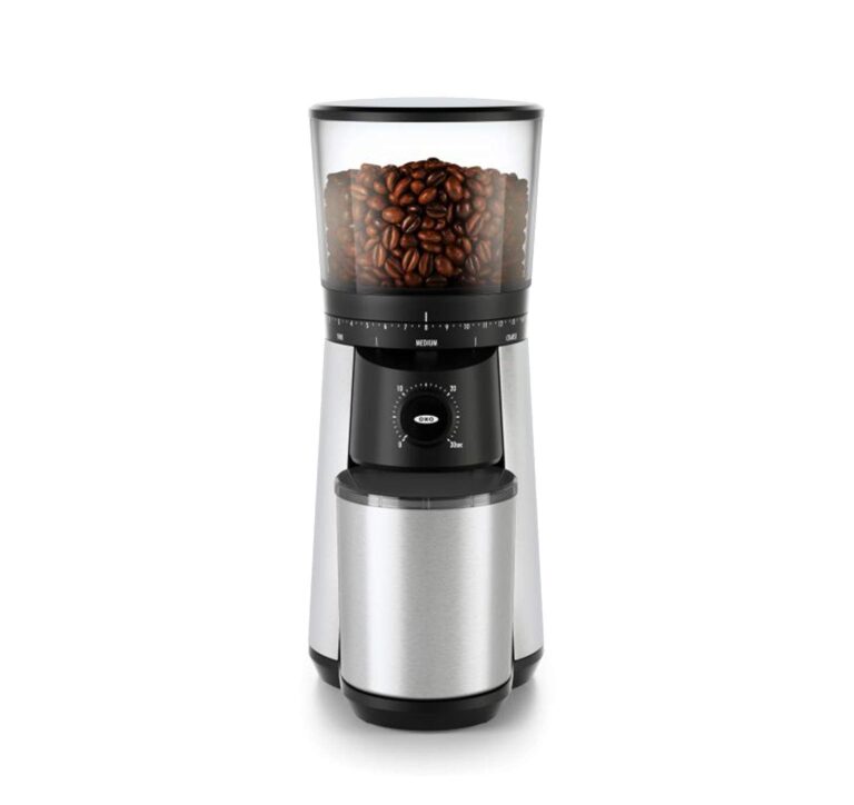 OXO BREW 9 Cup Programmable Coffee Maker Bundle BREW Conical Burr One Push Start Coffee Grinder - Stainless Steel/Black - Image 4