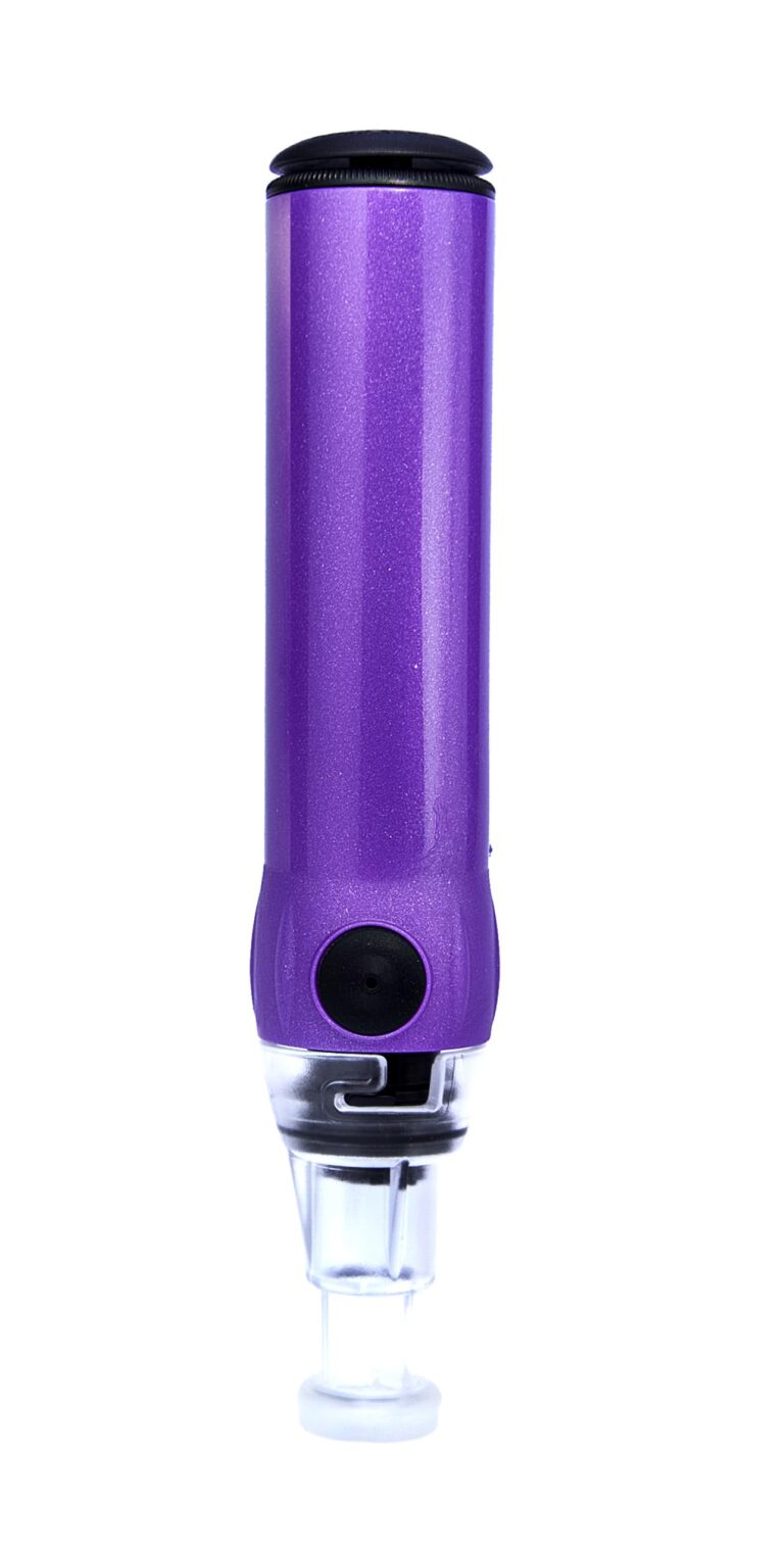 Genteel Plus - No Prick Pain Vacuum Lancing Device for Diabetes Testing - Blood Sugar, Glucose, Ketone, and DNA Home Tests (Playful Purple) - Image 2