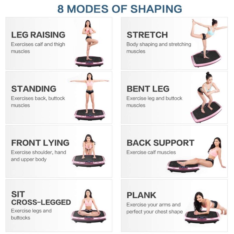 nimto Vibration Plate Exercise Machine Whole Body Workout Vibration Fitness Platform for Home Fitness & Weight Loss + BT + Remote, 99 Levels - Image 2